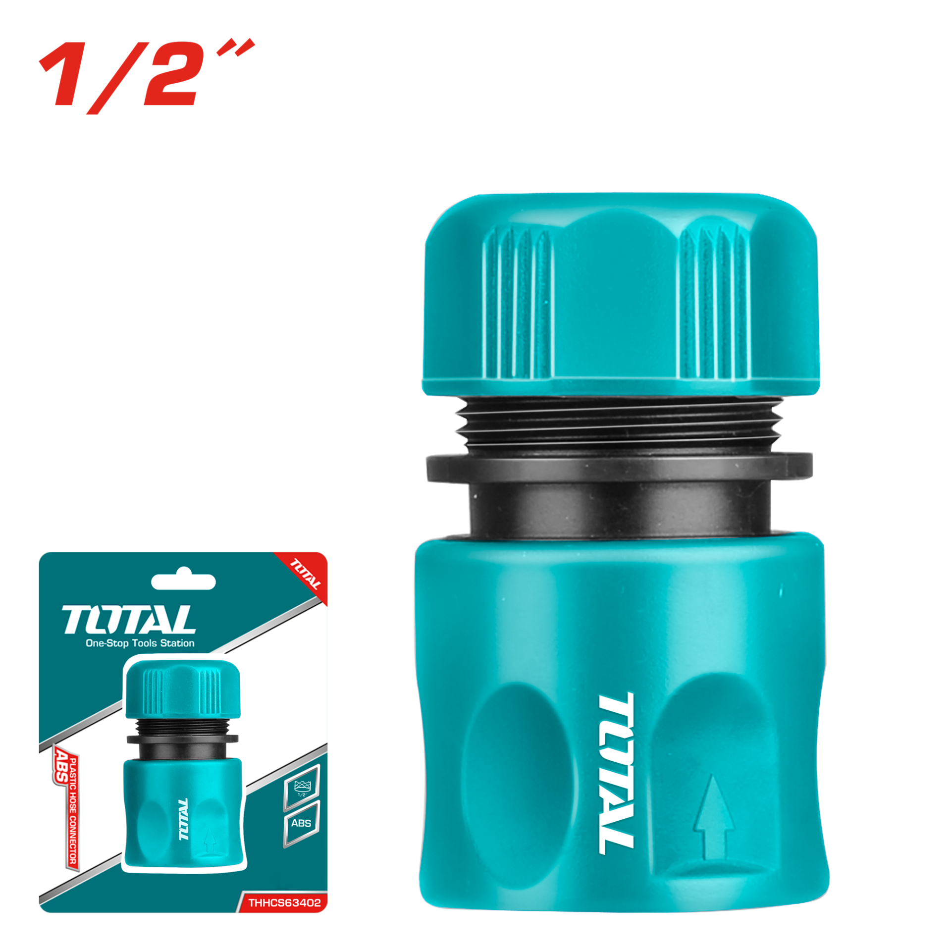 Total Plastik Hortum Adaptörü 1/2'' / THHCS01122
