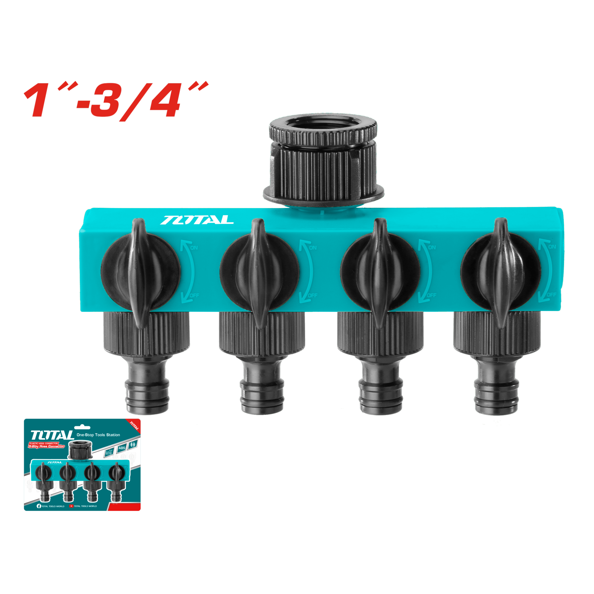 Total Hortum Bağlantı Adaptörü (4 Çıkışlı) / THHC604101