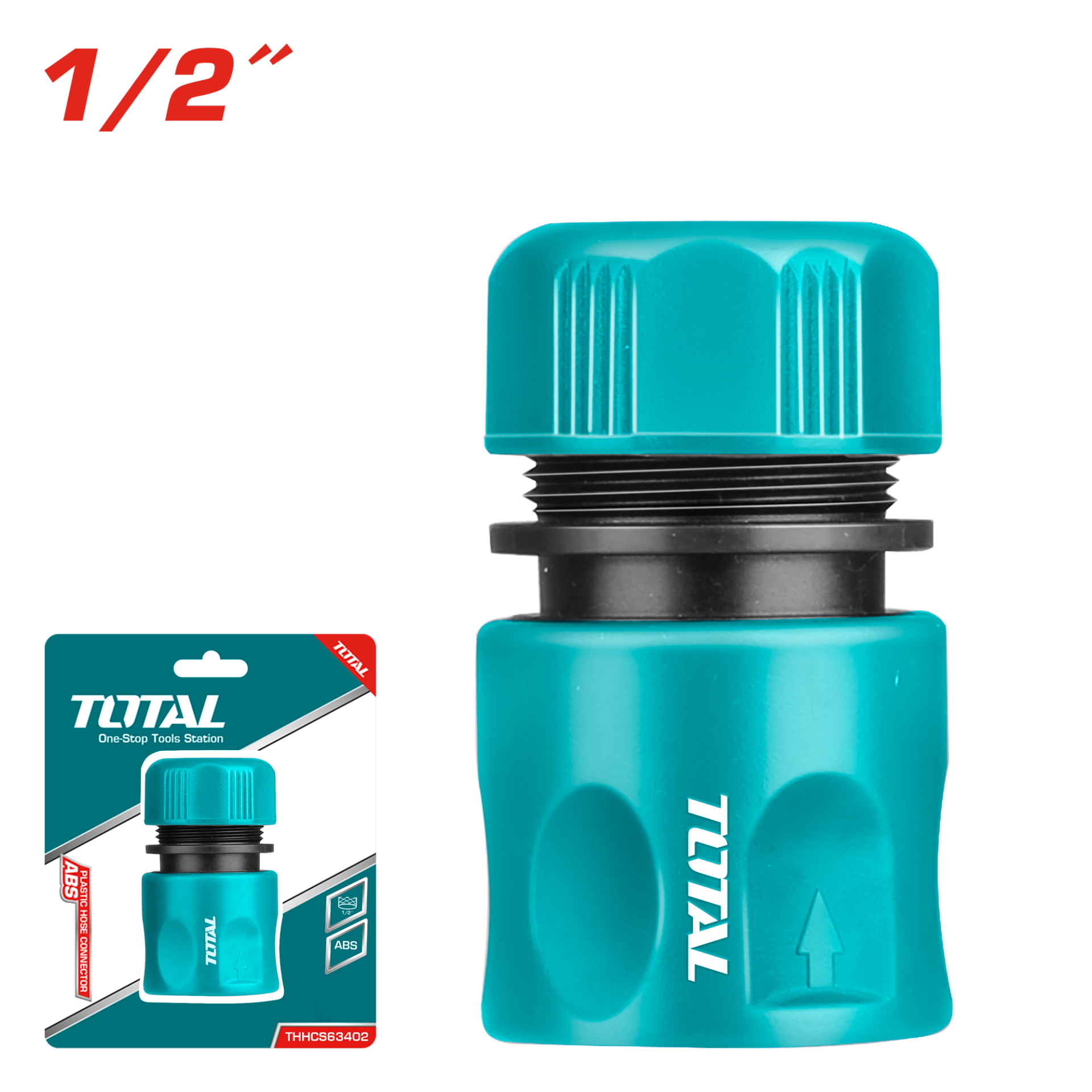 Total Plastik Hortum Adaptörü 1/2'' / THHCS01122