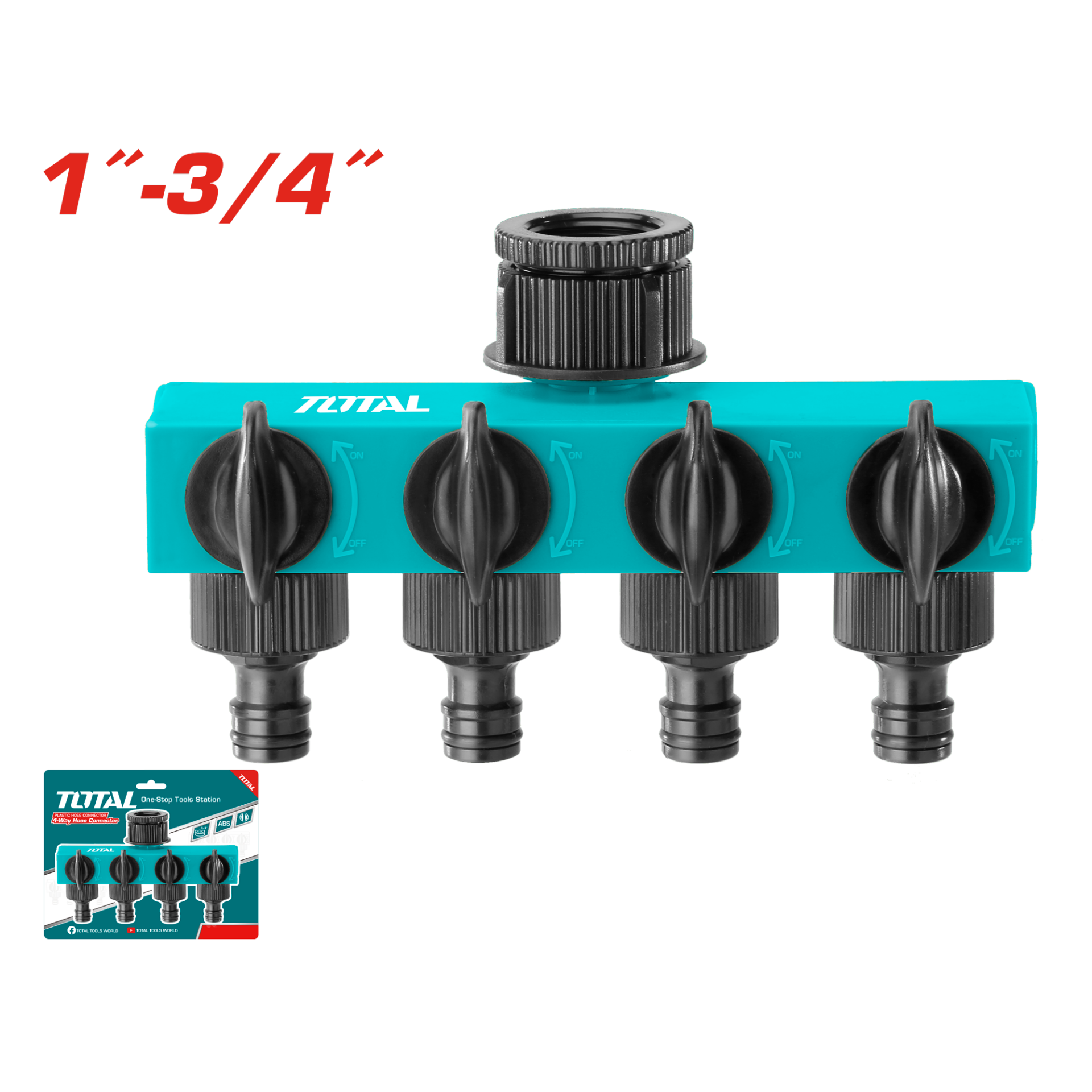 Total Hortum Bağlantı Adaptörü (4 Çıkışlı) / THHC604101