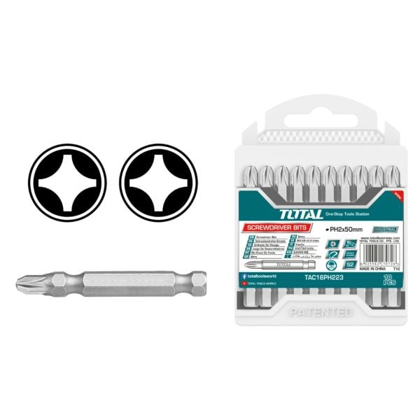 Total Krom PH2 50 mm Bits Ucu / TAC16PH223
