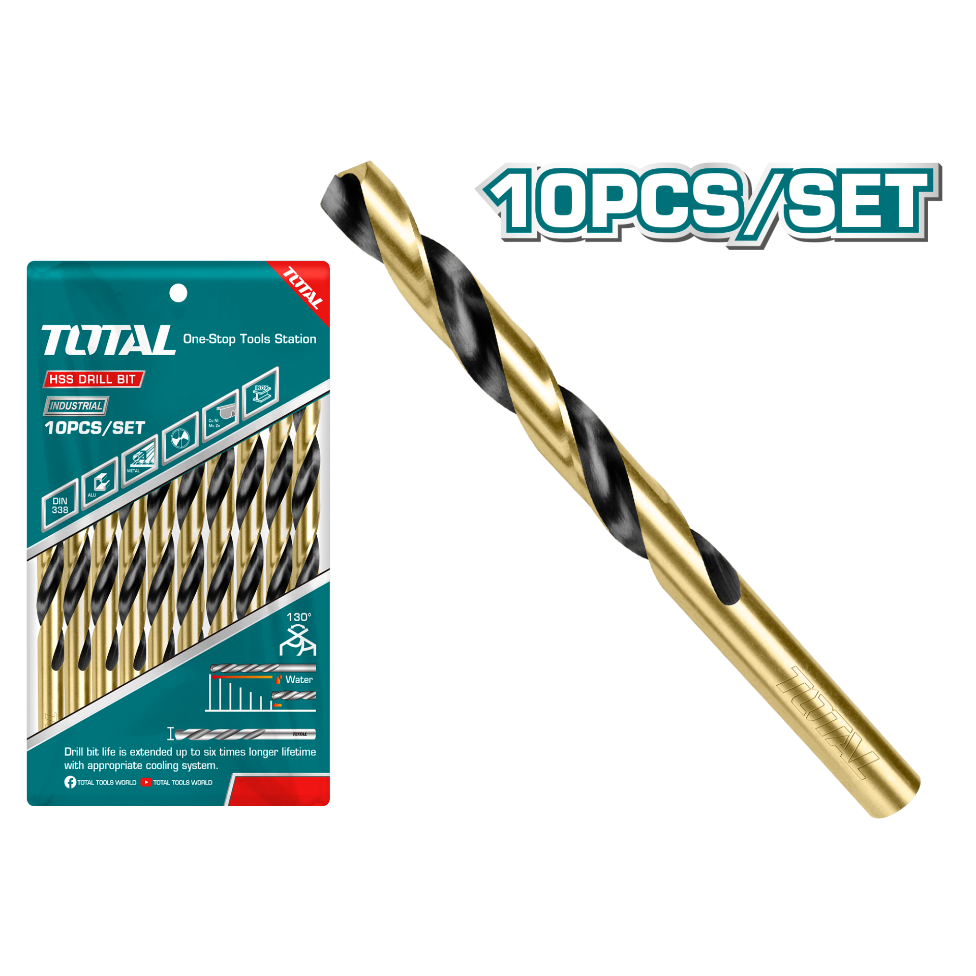 Total HSS Matkap Ucu 3mm / TAC100303
