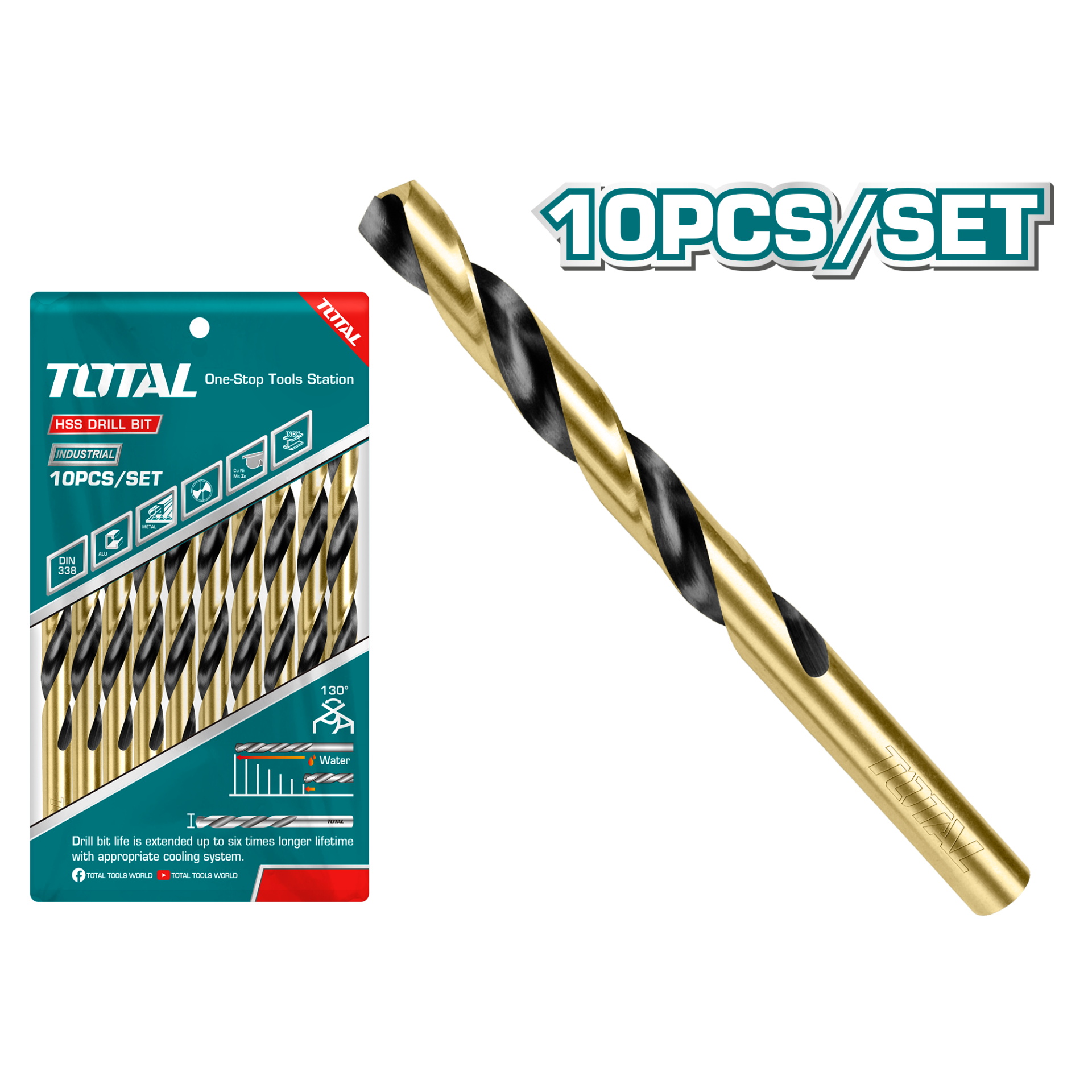 Total HSS Matkap Ucu 8mm / TAC100803