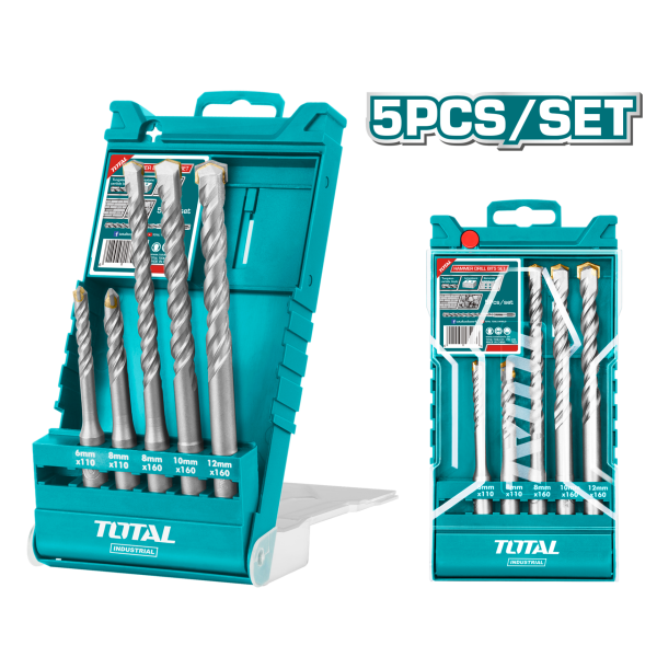 Total SDS Plus 5 li Matkap Ucu Seti / TAC190501