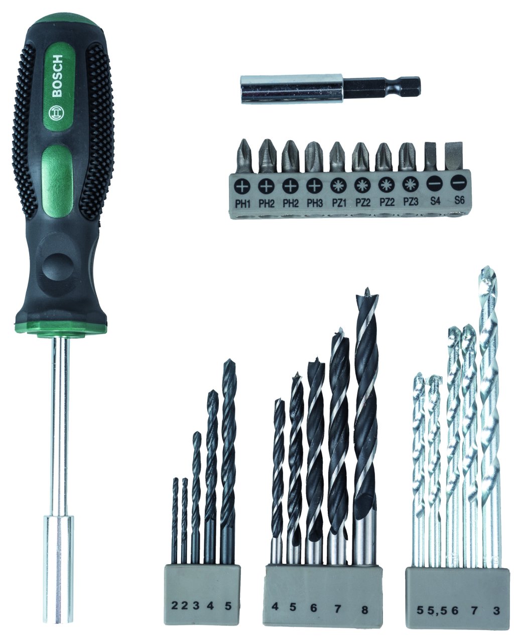 Bosch 27 Parça Tornavidalı Vidalama ve Matkap Ucu Seti 2607017201