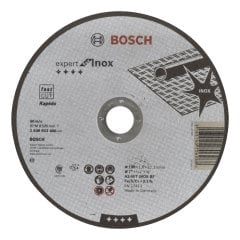 Bosch - 180*1,6 mm Expert Serisi Düz Inox (Paslanmaz Çelik) Kesme Diski (Taş) - Rapido