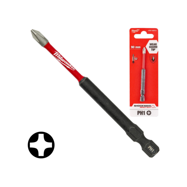 Milwaukee Bits Uç Ph1 90 Mm 4932430851