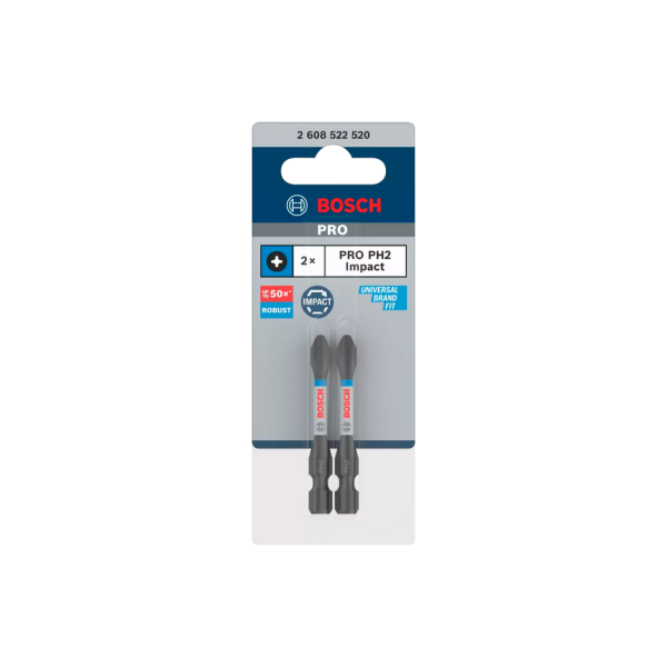 Bosch Pro Impact PH2 55 mm Yıldız Vidalama Ucu 2'li 2608522520