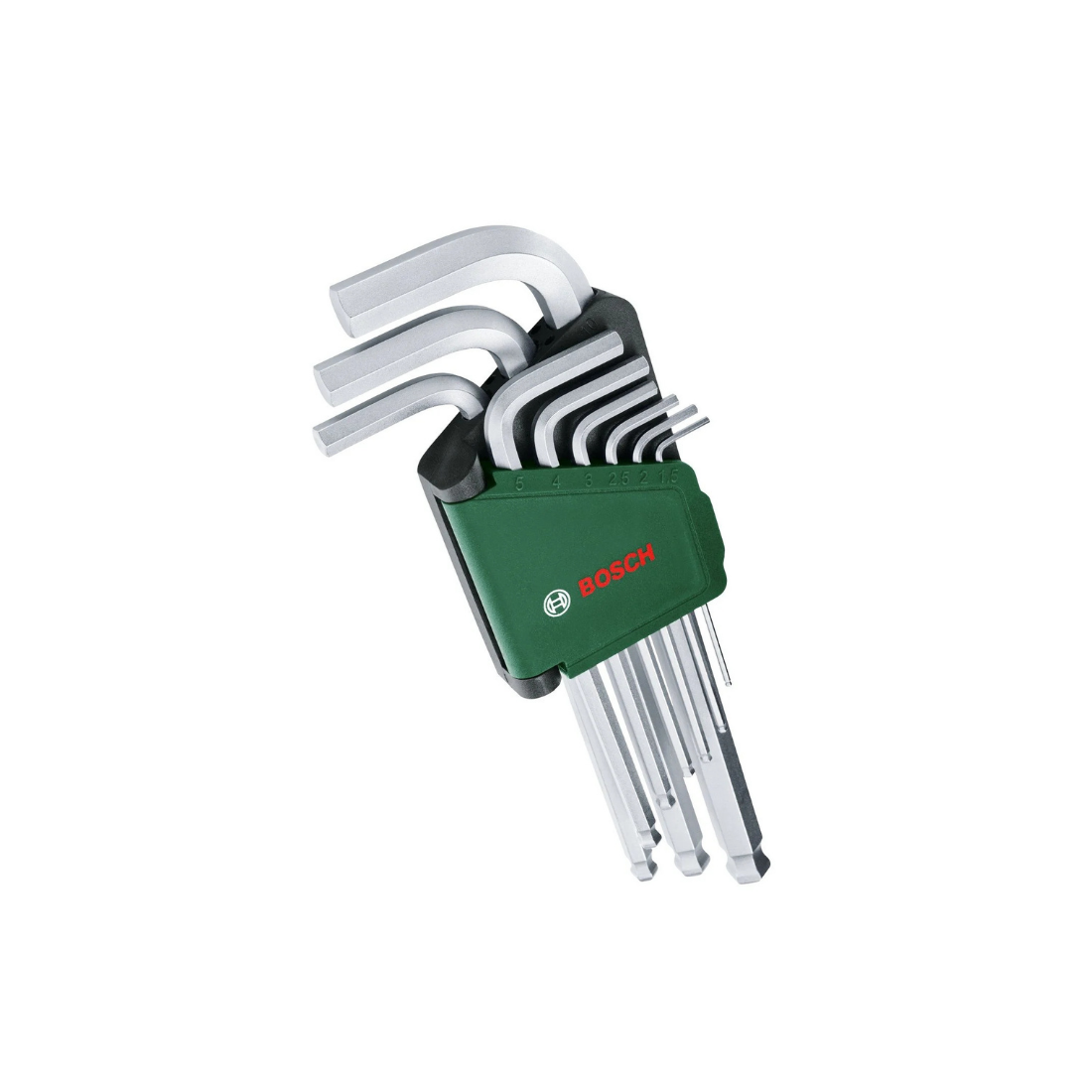 Bosch 1,5 - 10mm Top Başlı Uzun Alyan Takımı 9 Parça - 1600A02BX9