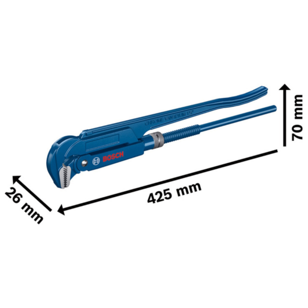 Bosch Profesyonel Boru anahtarı 90° 420 mm - 1600A02W3V