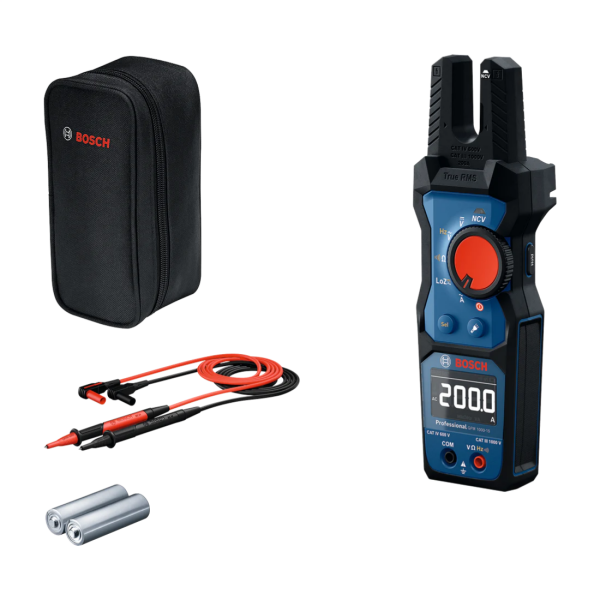 Bosch GFM 1000-15 Dijital Çatal-Açık Uçlu Pens Ampermetre 0601077400